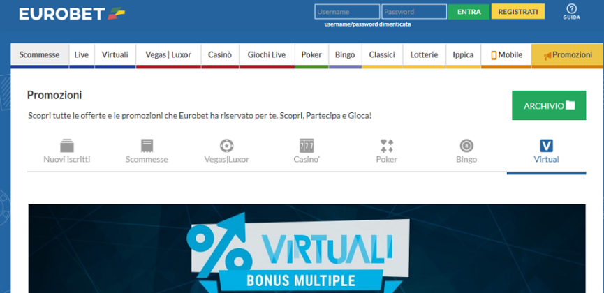 Eurobet virtuali