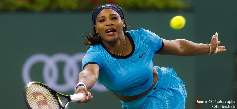 INDIAN WELLS UNITED STATES MARCH 16 Serena Williams at the 2016 BNP Paribas Open Tennis BANNER