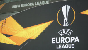 Kyiv,,Ukraine, ,October,24,,2019:,Official,Logo,Uefa,Europa