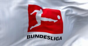 Munich,,De,,April,2023:,Close up,Of,The,Bundesliga,Flag,Waving