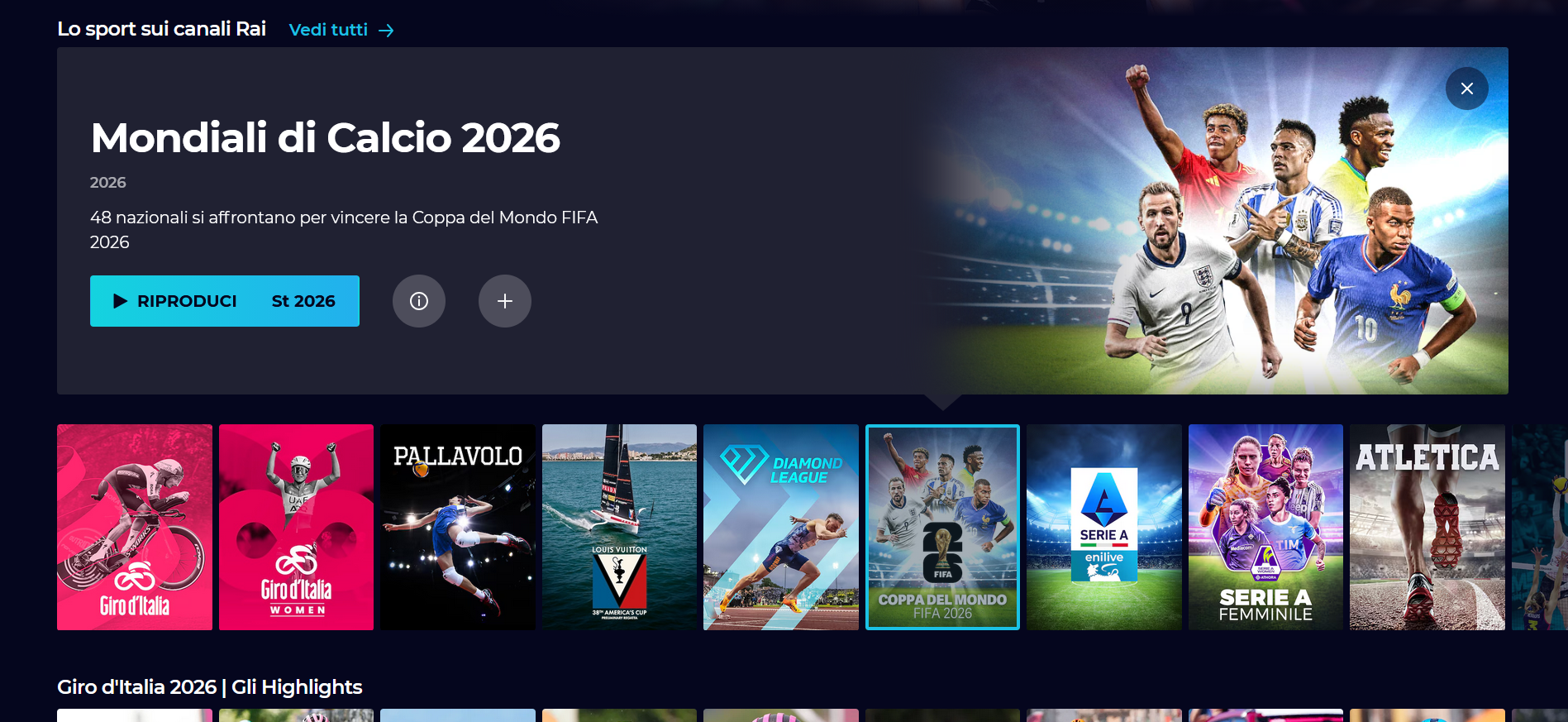 Dove vedere i Mondiali 2026 in streaming